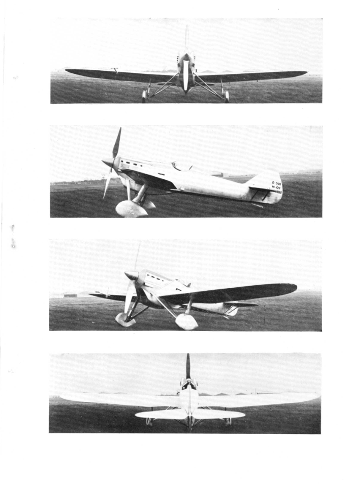 Dewoitine D.500. Техническое описание на истребитель. 1934