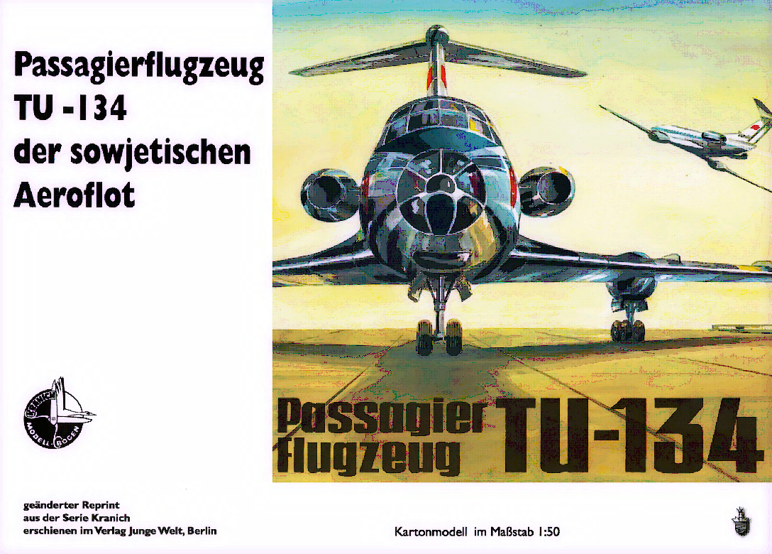 Ту-134. Пассажирский самолет Ту-134 бумажная модель. 2000