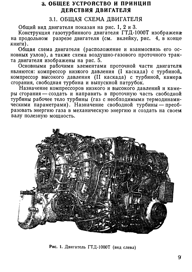 ГТД-1000Т. Техническое описание. 1980