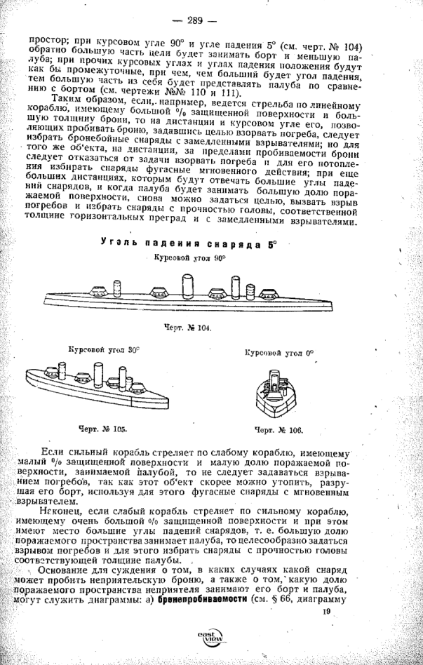 Курс морской тактики. Артиллерия и броня. 1936