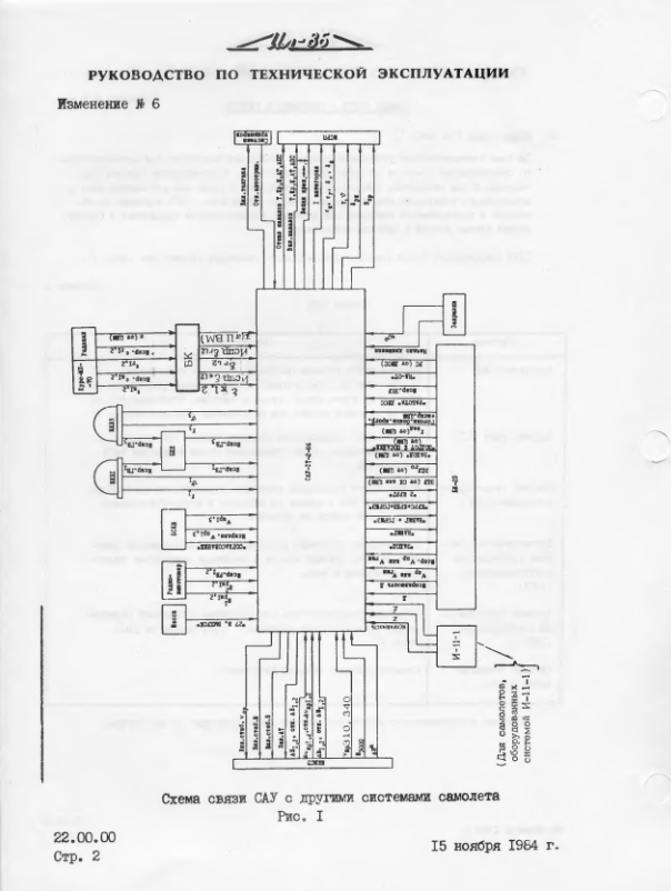 ИЛ-86. Руководство по технической эксплуатации. Раздел 22. Электронная автоматика. Издание 2. 1981