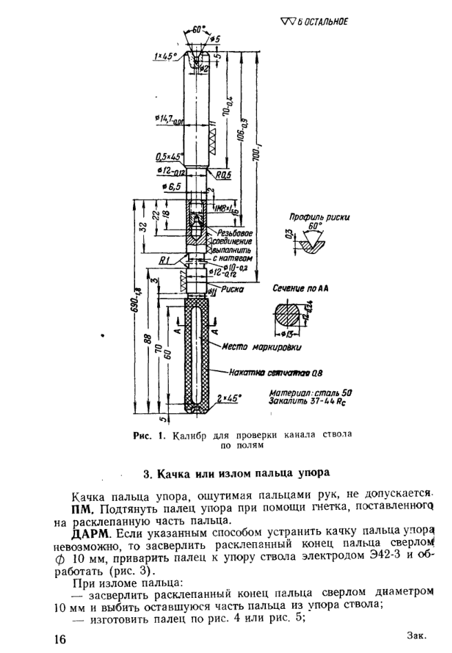 14,5-мм пулемет Владимирова. Руководство по ремонту КПВ и КПВТ. 1959