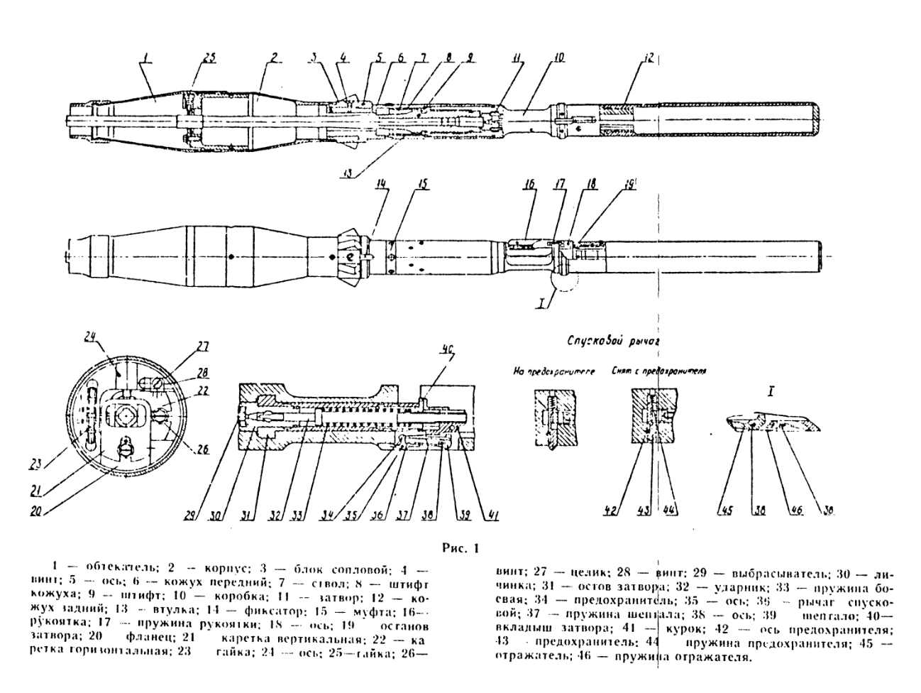 ПУС-7М для учебной стрельбы из РПГ-7. ТО и ИЭ