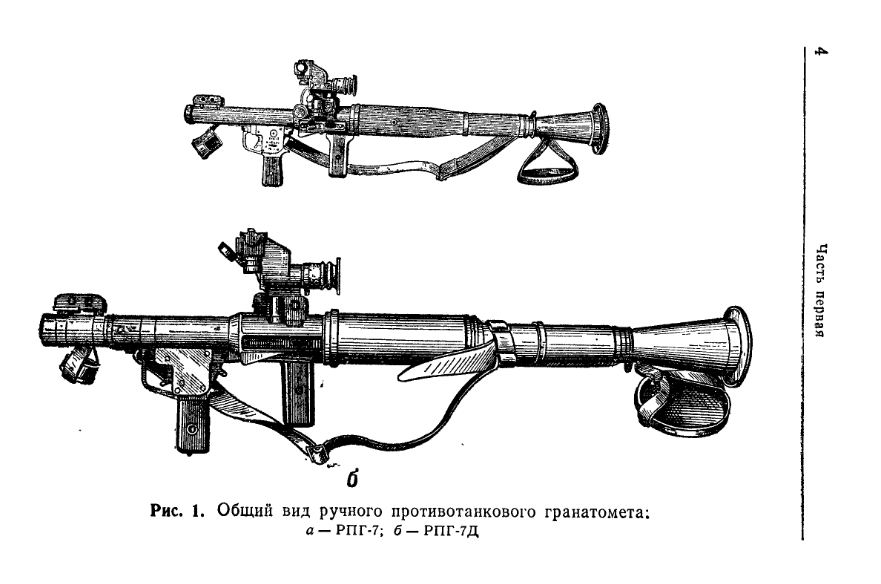 Наставление по стрелковому делу. Ручной противотанковый гранатомет РПГ-7 и РПГ-7Д. 1983